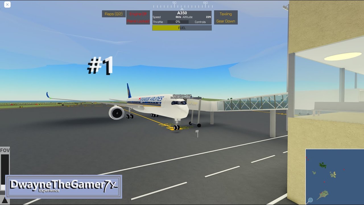 Gameplay #1 | Roblox Pilot training flight simulator