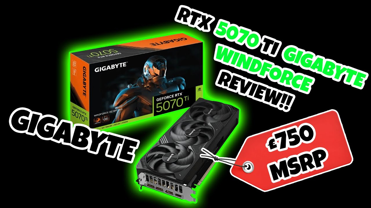 ОБЗОР RTX 5070 TI GIGABYTE WINDFORCE!! | ТЕМПЕРАТУРНЫЙ ТЕСТ | ПРОИЗВОДИТЕЛЬНОСТЬ / ТЕСТ БЕСШУМНОГ...