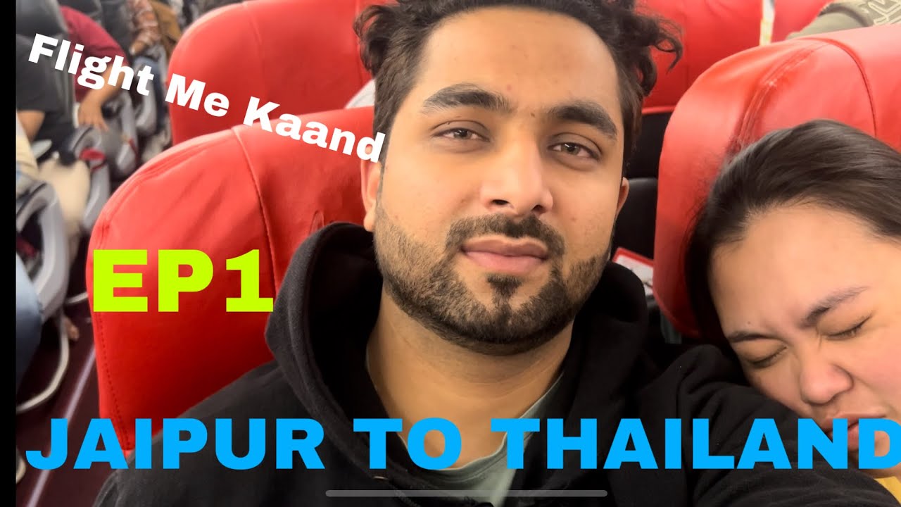 First International Flight 🇹🇭 Jaipur To Bangkok DMK Airport | Full Detail Vlog