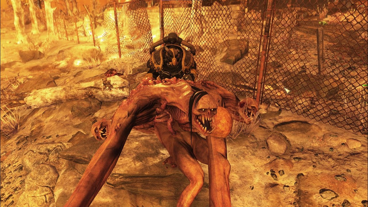 New Fallout 76 Wendigo Colossus (horrible audio, sorry)