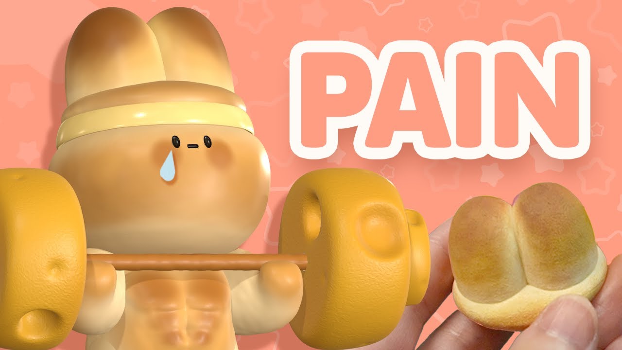 Making a Bread Bunny - 3D modeled and 3D printed Art Toy