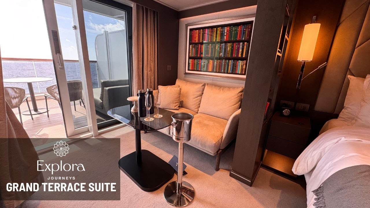 LUXURY Grand Terrace Suite BONUS FEATURE #explorajourneys @ExploraJourneys