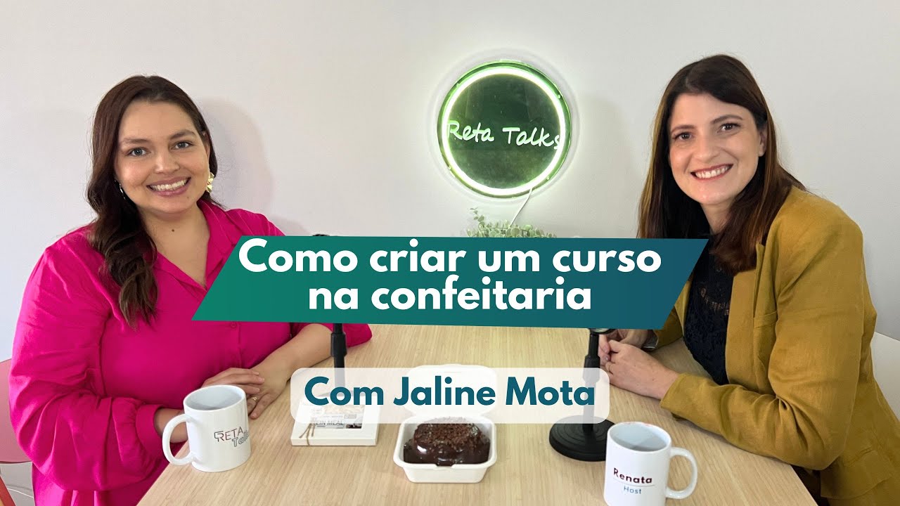 Como criar um curso na confeitaria - Jaline Mota