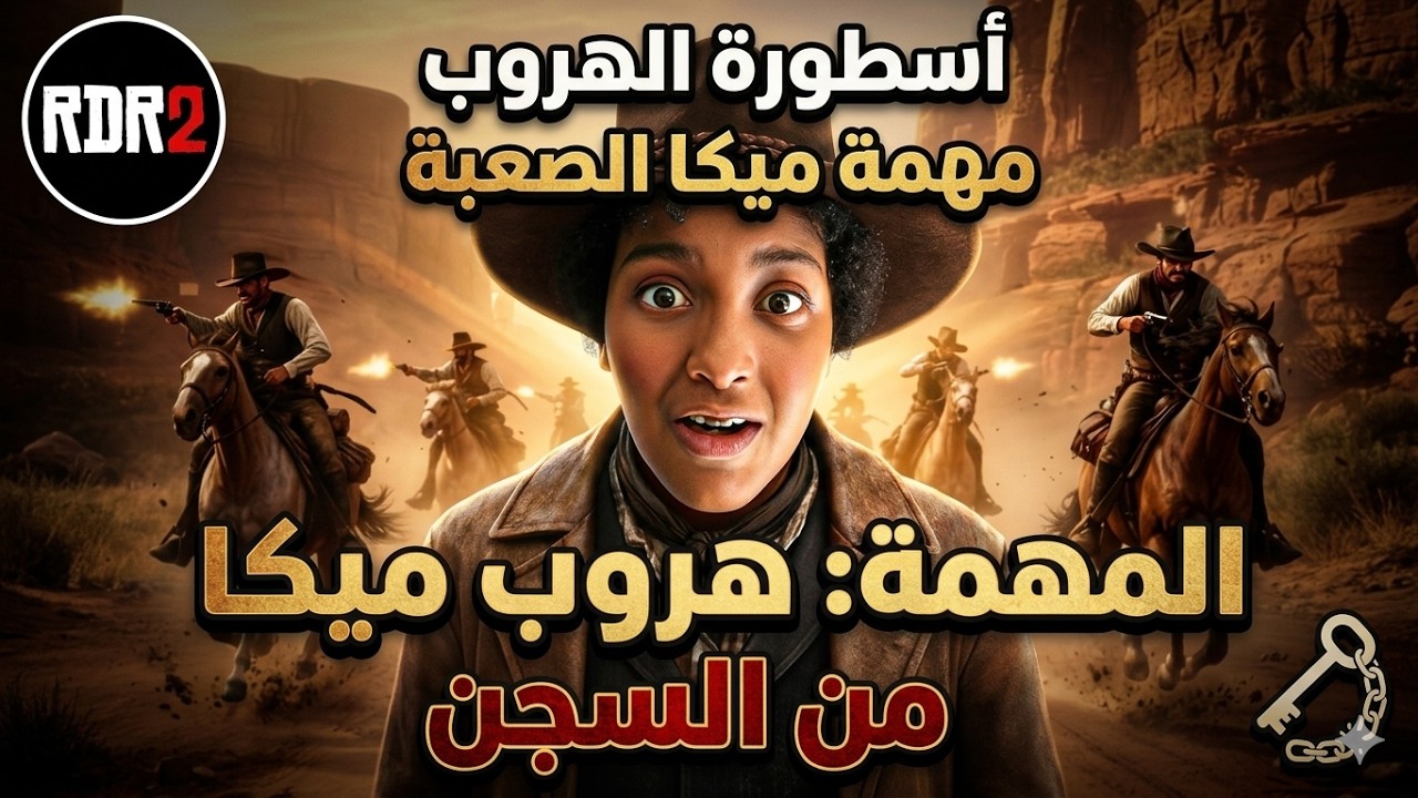 إنقاذ ميكا من السجن | مهمة خطيرة في Red Dead Redemption 2 🔥