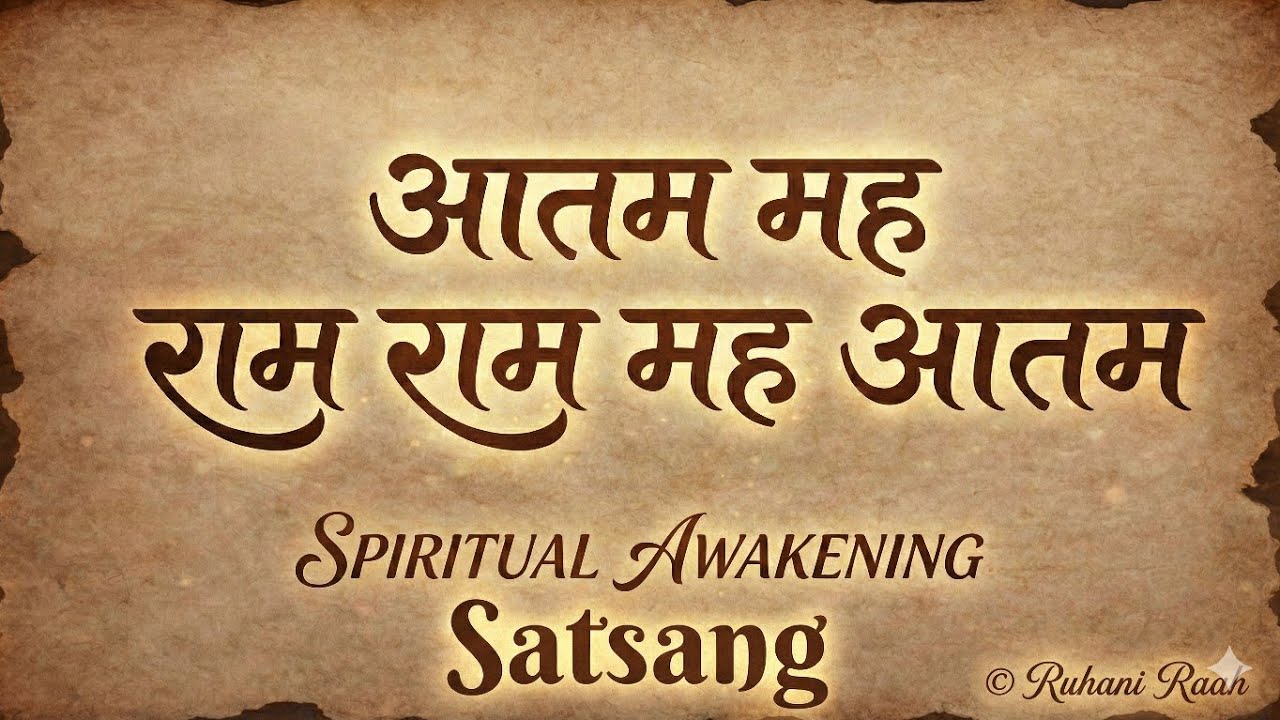 आतम मह राम राम मह आतम चीनस गुर बीचारा  | Spiritual Awakening Through Naam | Ruhani Raah |