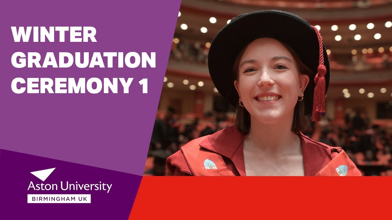 Aston University  - Winter Graduation 2026 – Ceremony 1
