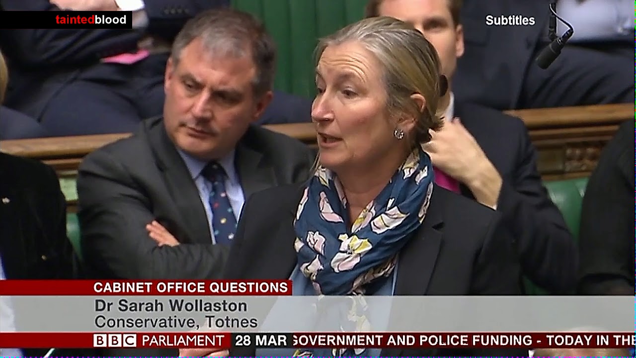 Cabinet Office Question : 28th March 2018 - Dr Sarah Wollaston MP