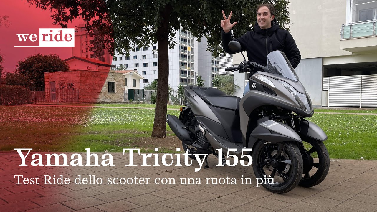 Yamaha Tricity 155 2024 | Test Ride dello scooter 3 ruote giapponese