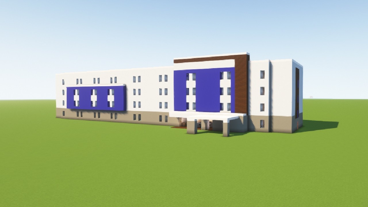 Wanted to build another Hotel | Minecraft
