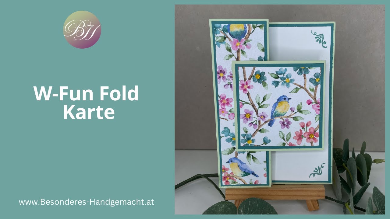 W-Fun Fold Karte / Fun Fold Card / anfängertauglich / Schritt für Schritt Anleitung / Stampin' Up!