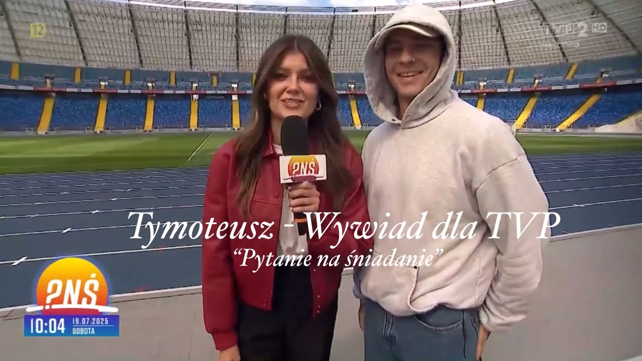Tymoteusz (Tymek) wywiad dla TVP || “Pytanie na śniadanie” 19.07.2025
