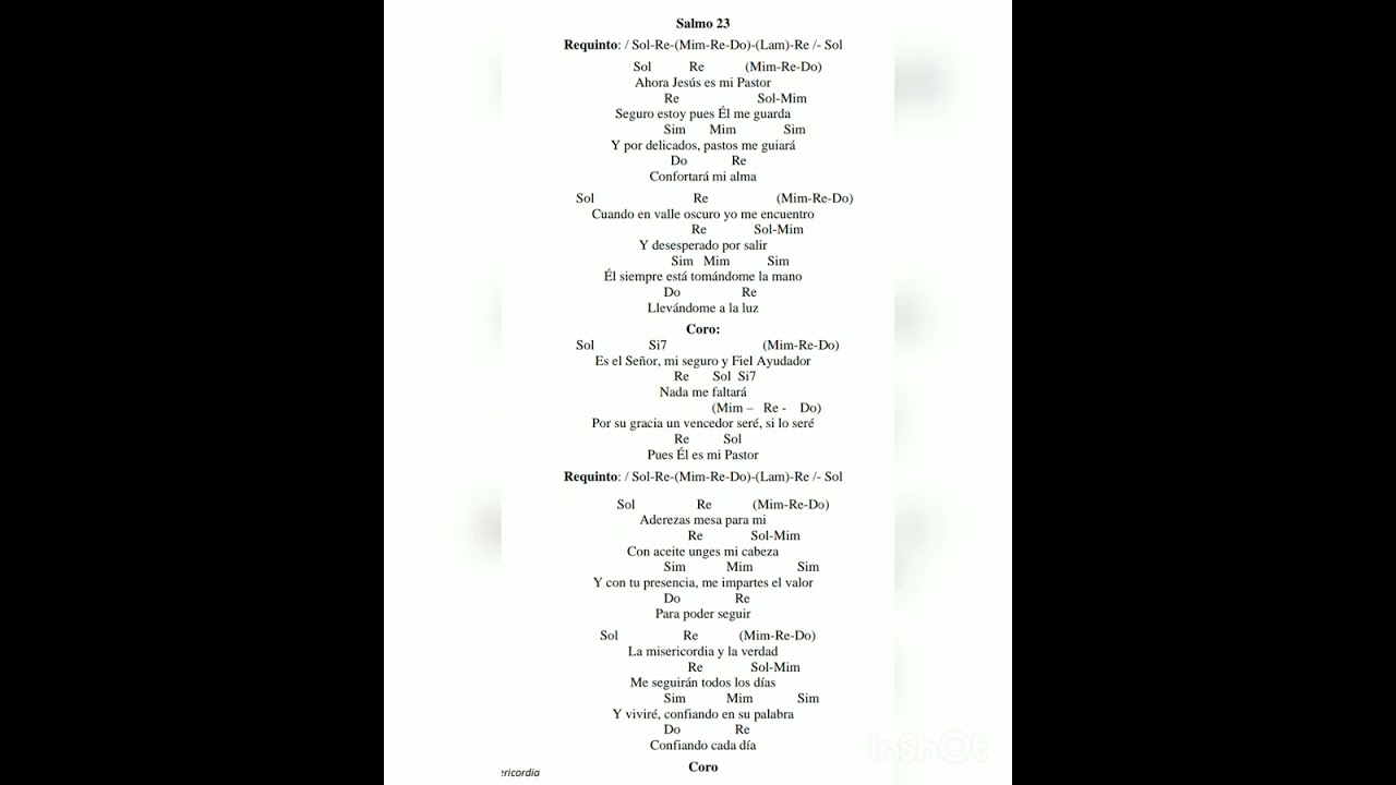 Salmos 23 R&iacute;os de Misericordia