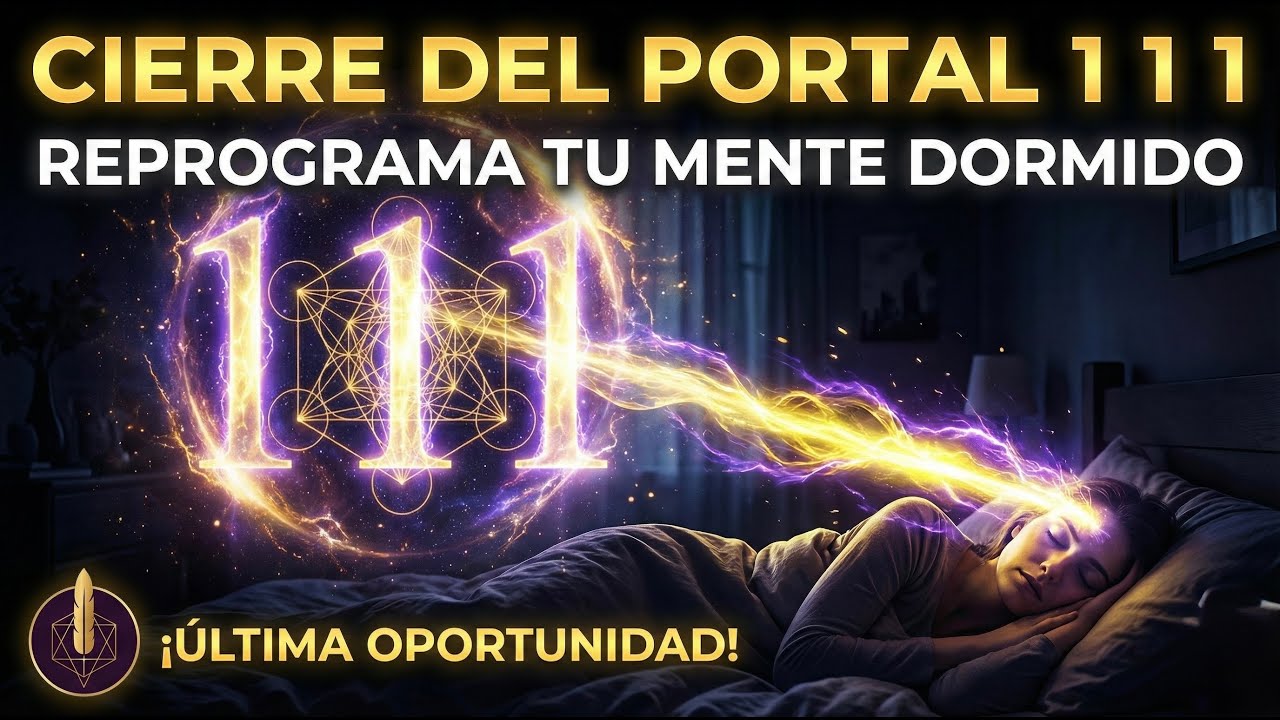 METATRÓN: Pon esto al DORMIR y mañana tu realidad habrá cambiado (Cierre Portal 111)