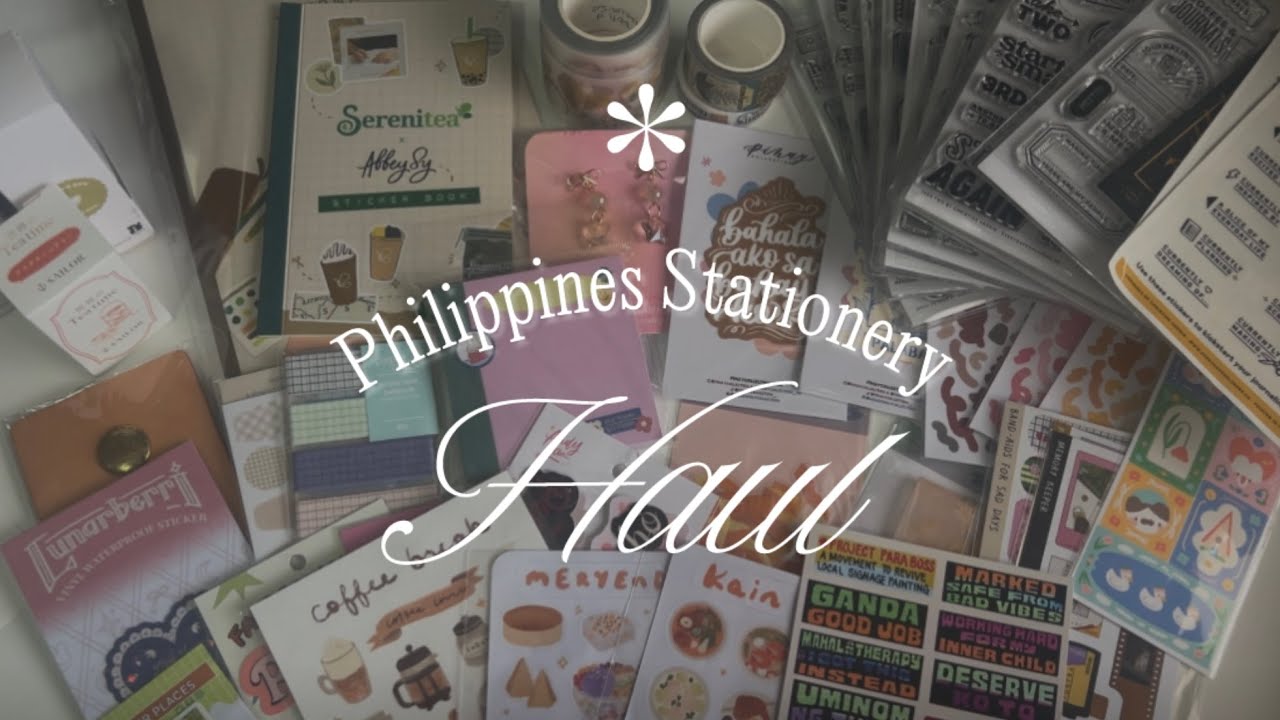 philippines haul 2025 + 5 stationery stores in manila
