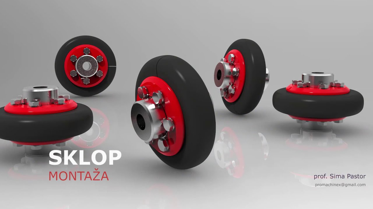 Creo Coupling   Flexible Periflex Assembly