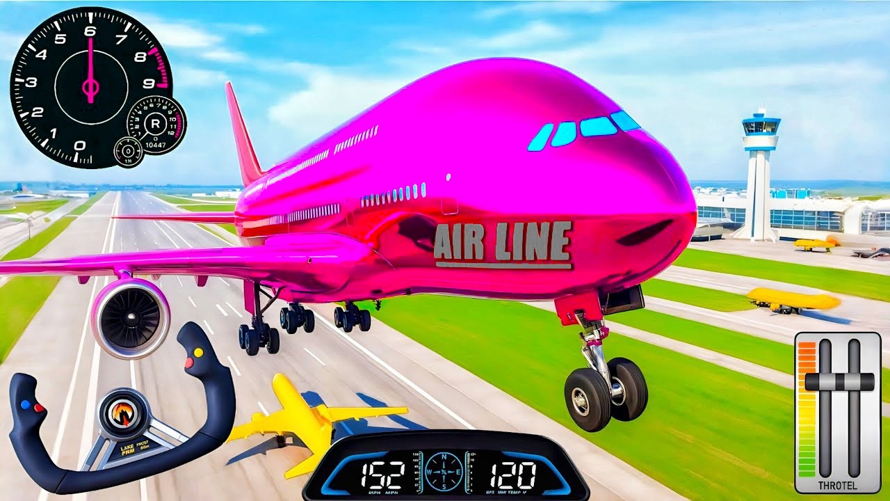 Sky Pilot 3D Airplane Game Gameplay | Realistic Flight Simulator Android | Full Flying Missions