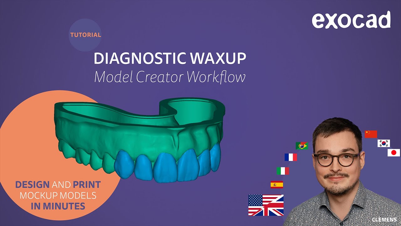 Diagnostic Waxup Model - Model Creator Workflow VIDEO TUTORIAL