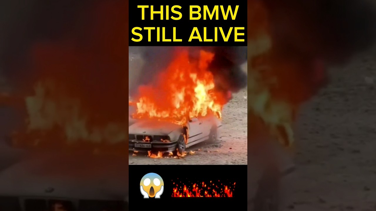 #shorts #bmw #burning #scary #hell #car BMW IS ON FIRE🔥🔥🔥