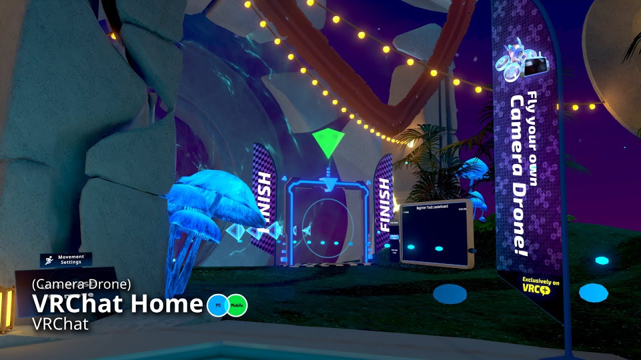 VRChat Home (Camera Drone) | VRChat World Showcase