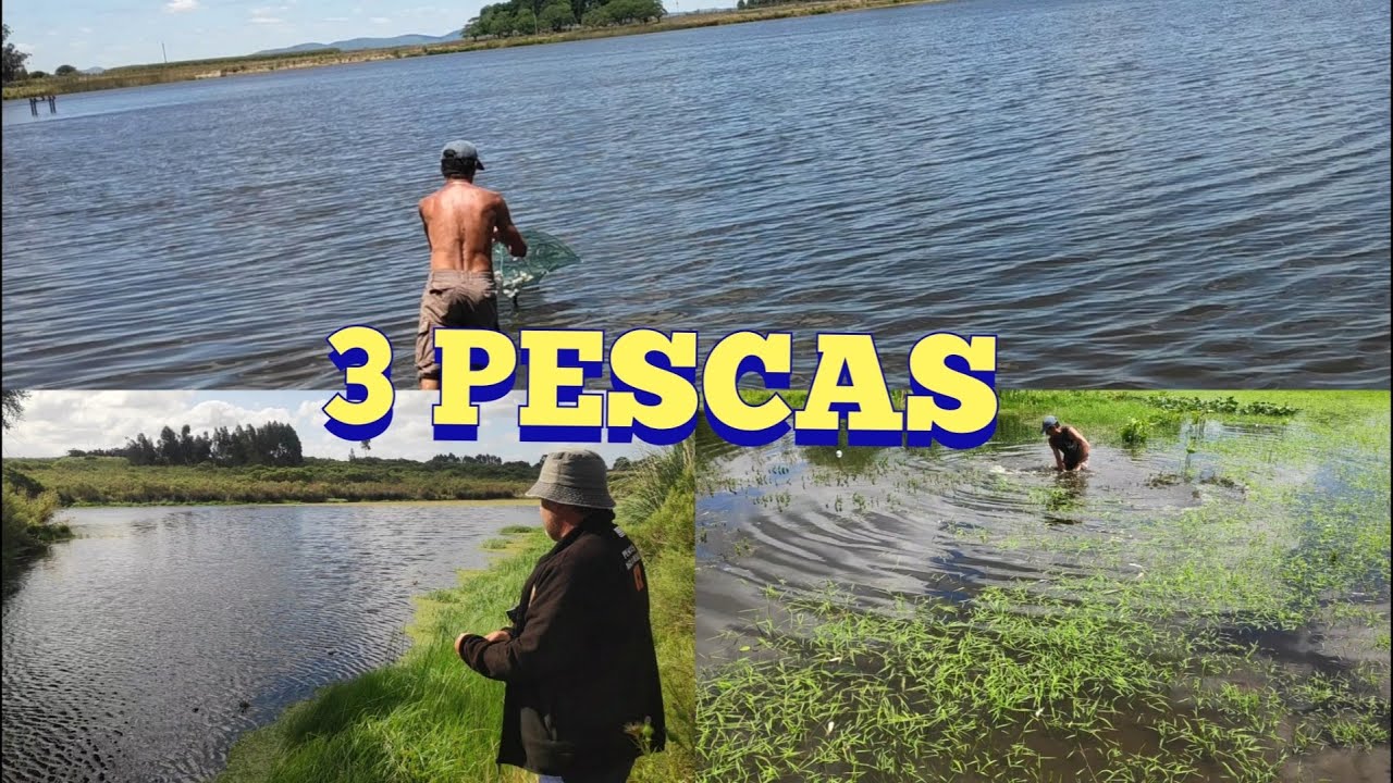 3 pescas en lugares diferentes en Pesca en agua dulce