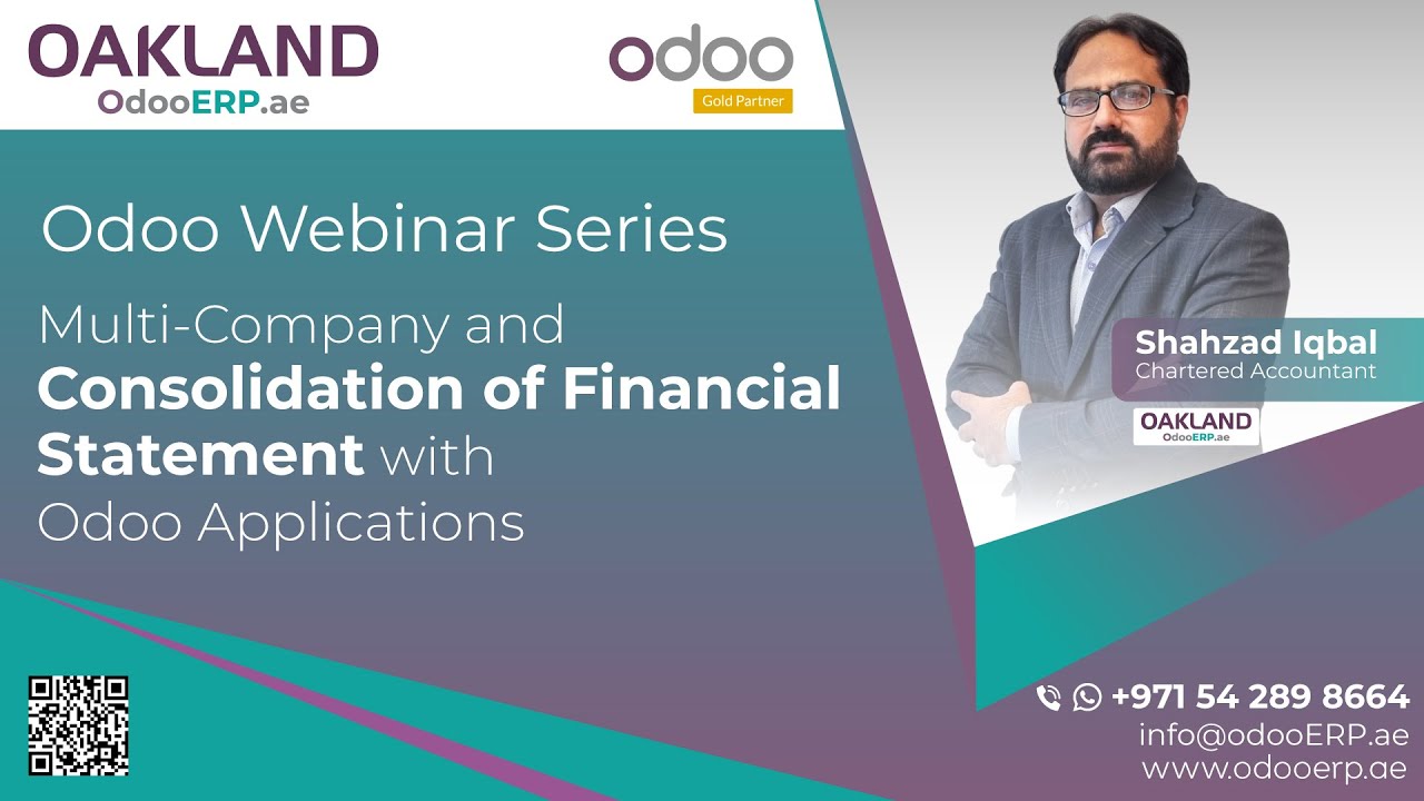 odoo webinar | Multi-company and Consolidation of Financial Statements with Odoo