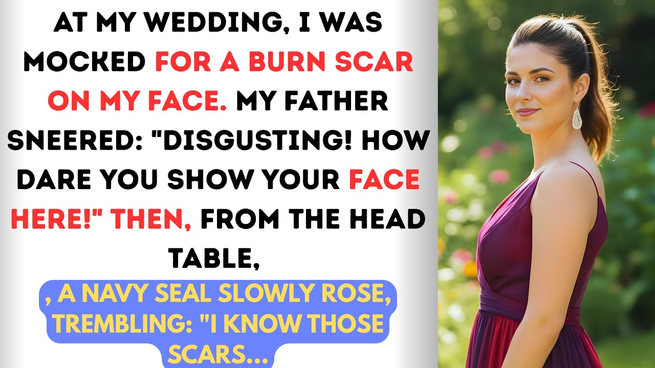 My Father Called Me Disgusting at My Wedding Until a Marine Stood Up and Revealed the Truth...