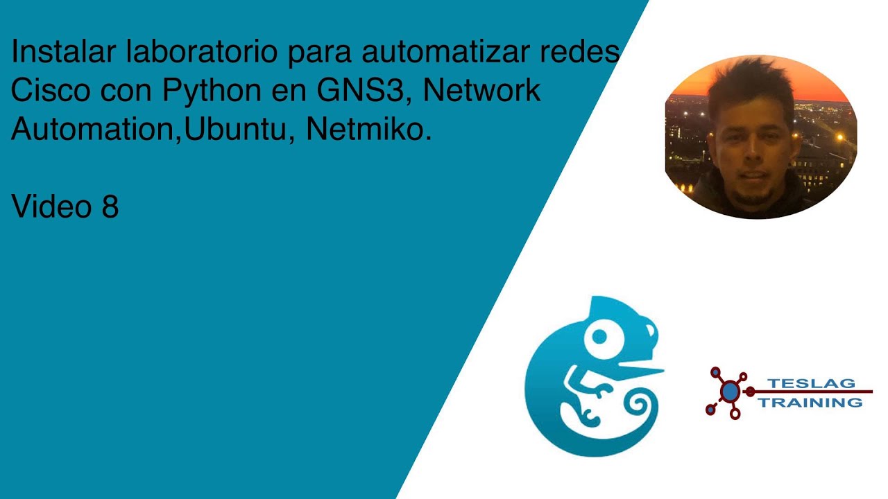 Instalar Network Automation, Python, Netmiko en GNS3 para automatizar redes Cisco Video 8