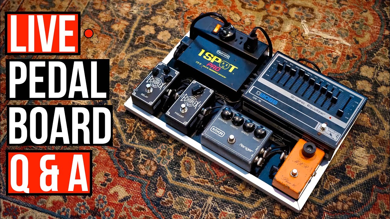 Rig Doctor LIVE!  Pedalboard Q&A