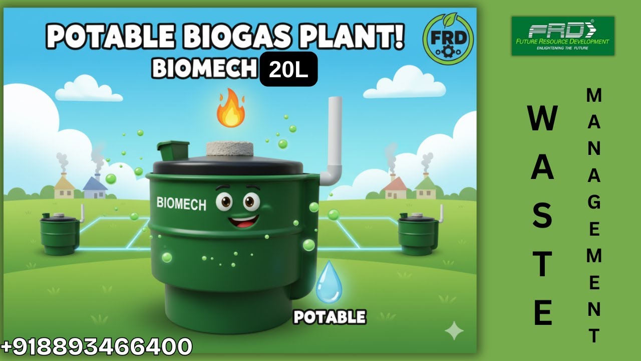 ⚡ India’s Best Portable Biogas Plant  Eco Friendly Gas from Waste | Biogas In Kerala | Zero Waste