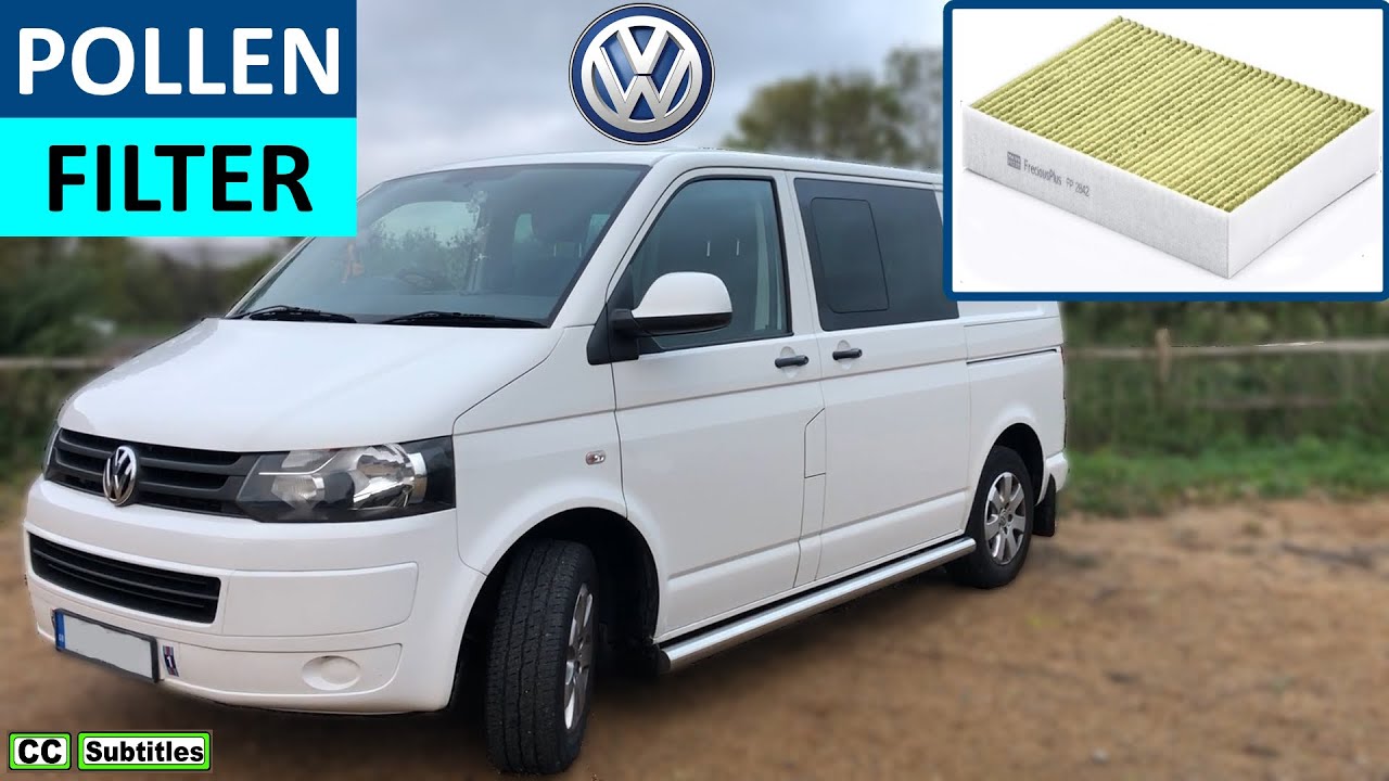 How to replace Pollen Filter on VW T5 Transporter Annual Job!