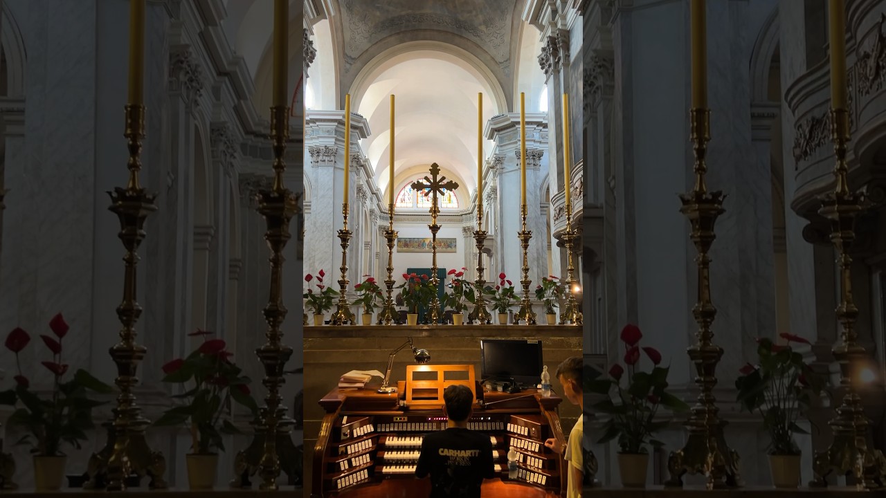 Величественный орган в хоре собора