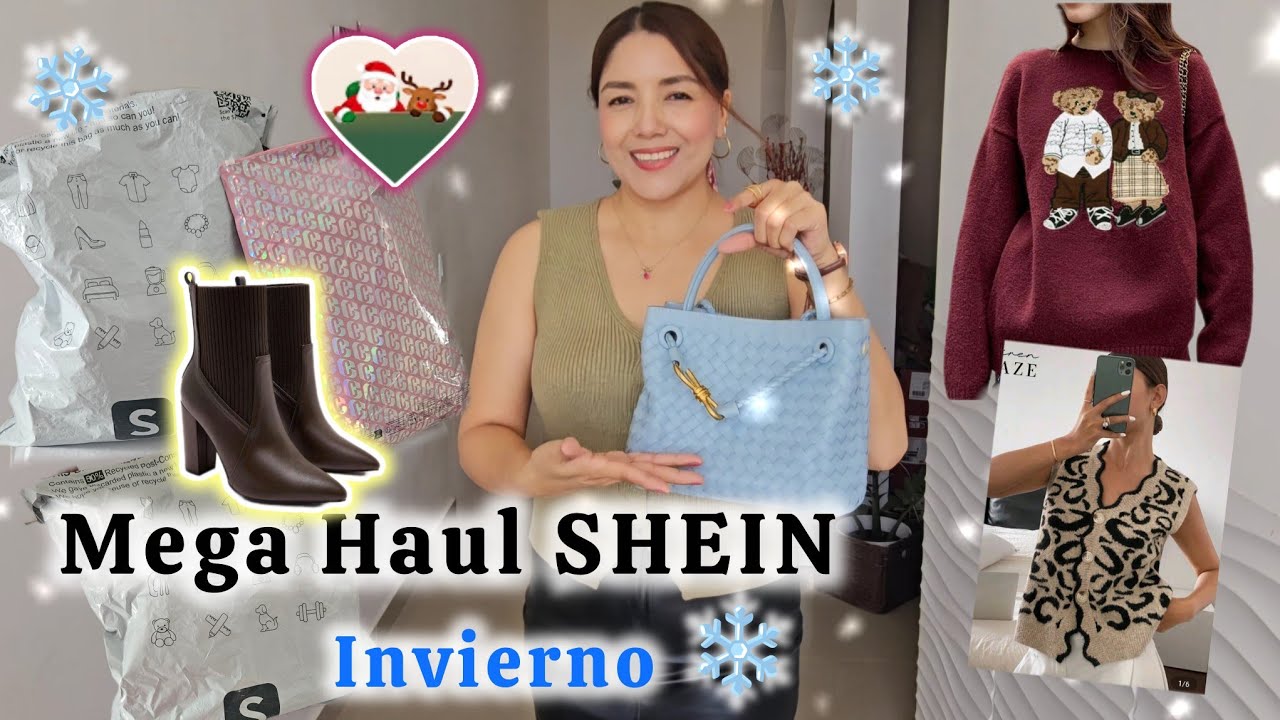 ¡MEGA HAUL SHEIN☃️😍INVIERNO 2025! ropa, Botas y Bolsas