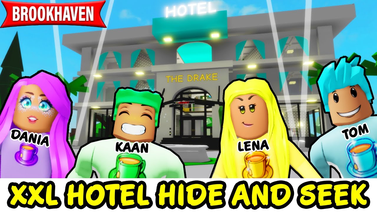 XXL HIDE AND SEEK mit Kaan, Dania, Lena & Tom im NEUEN BROOKHAVEN HOTEL!