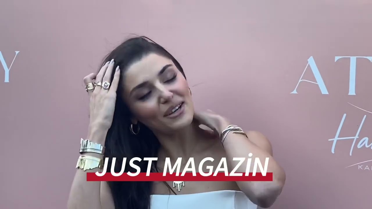 Hande Er&ccedil;el Reklam y&uuml;z&uuml; olduğu Atasay pırlanta lansmanında &ccedil;ok &ouml;zel a&ccedil;ıklamalar!! #handeer&ccedil;el