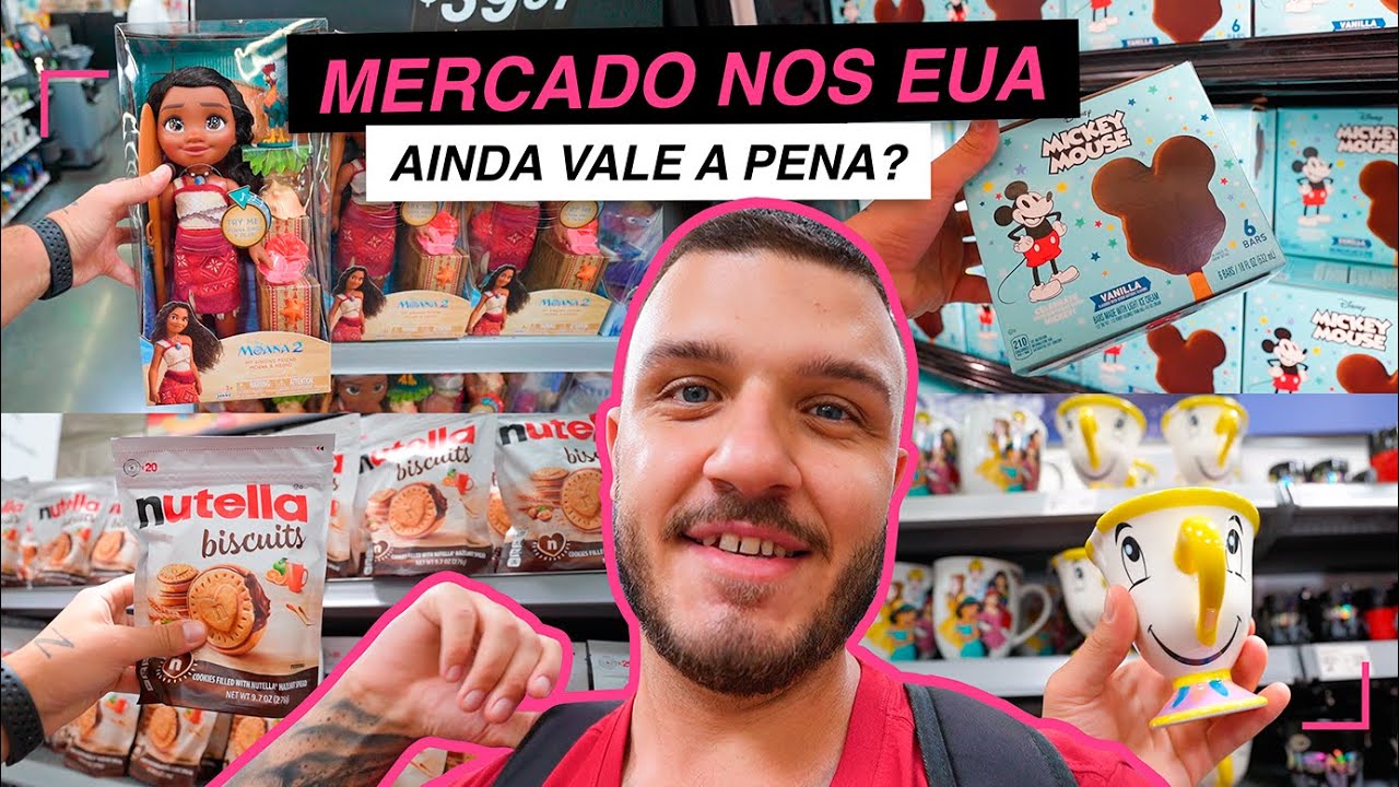 COMPRAS DE MERCADO NO WALMART DE ORLANDO (com preços)