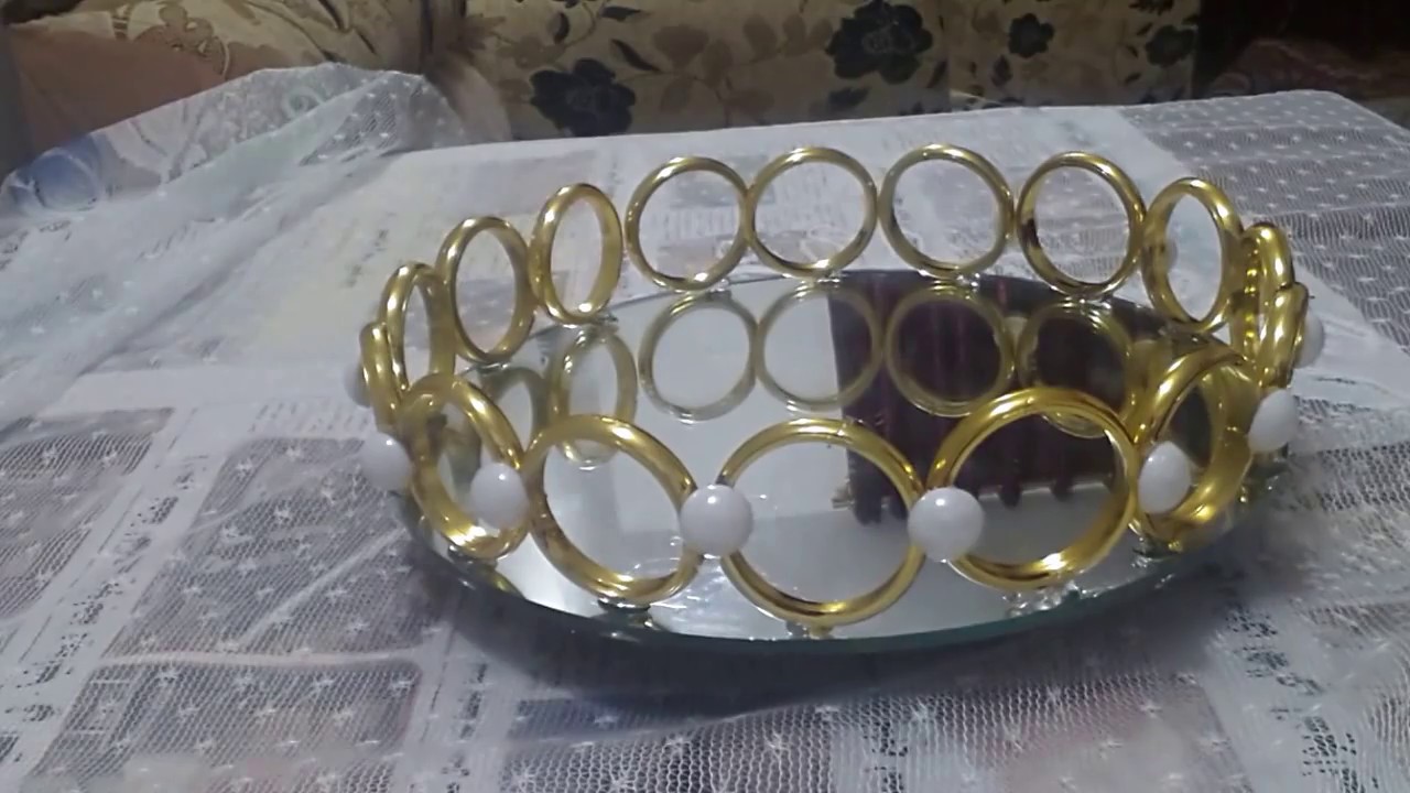 صواني المرايا للديكور