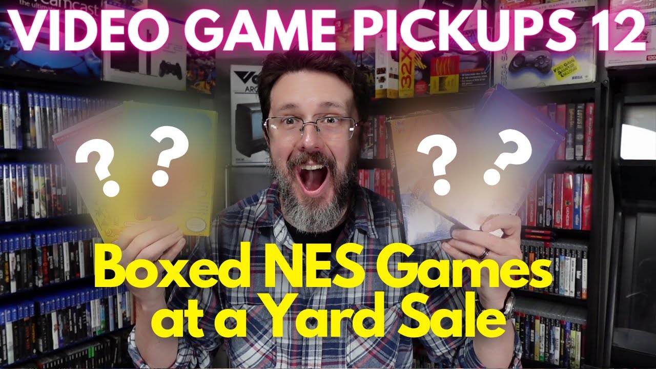 Video Game Pickups 12: Boxed NES Games at a Yard Sale!?!?