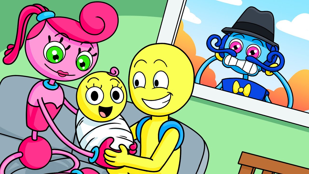 MOMMY LONG LEGS Has a BABY?! (Cartoon Animation)