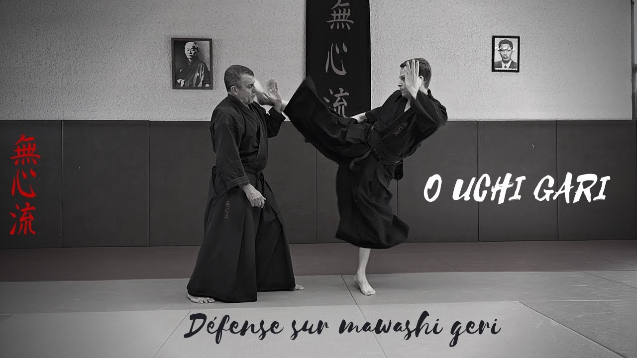 Mushin ryu Ju jitsu: Mawashi geri, O uchi gari.