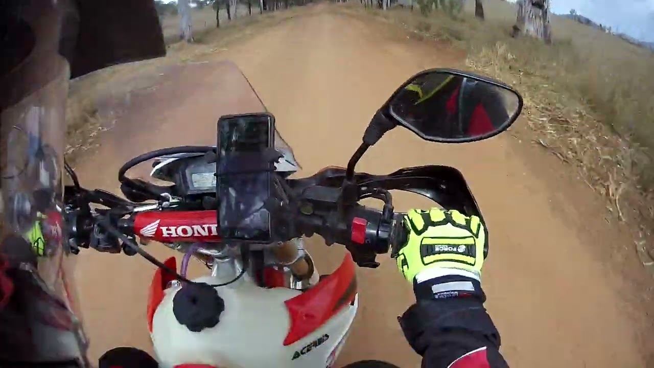CRF250L - First Ride after Removing Judder Spring and Small Clutch Plate - Back Road Views
