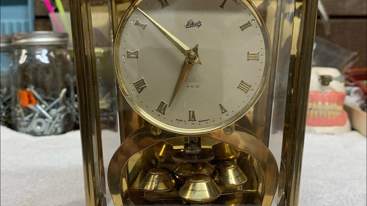 Repair and restoration of a Schatz mini coach clock c. 1955