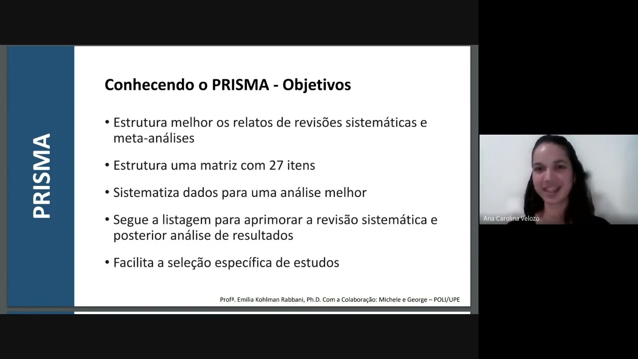 Curso de Revisão Sistemática pelo Método Prisma