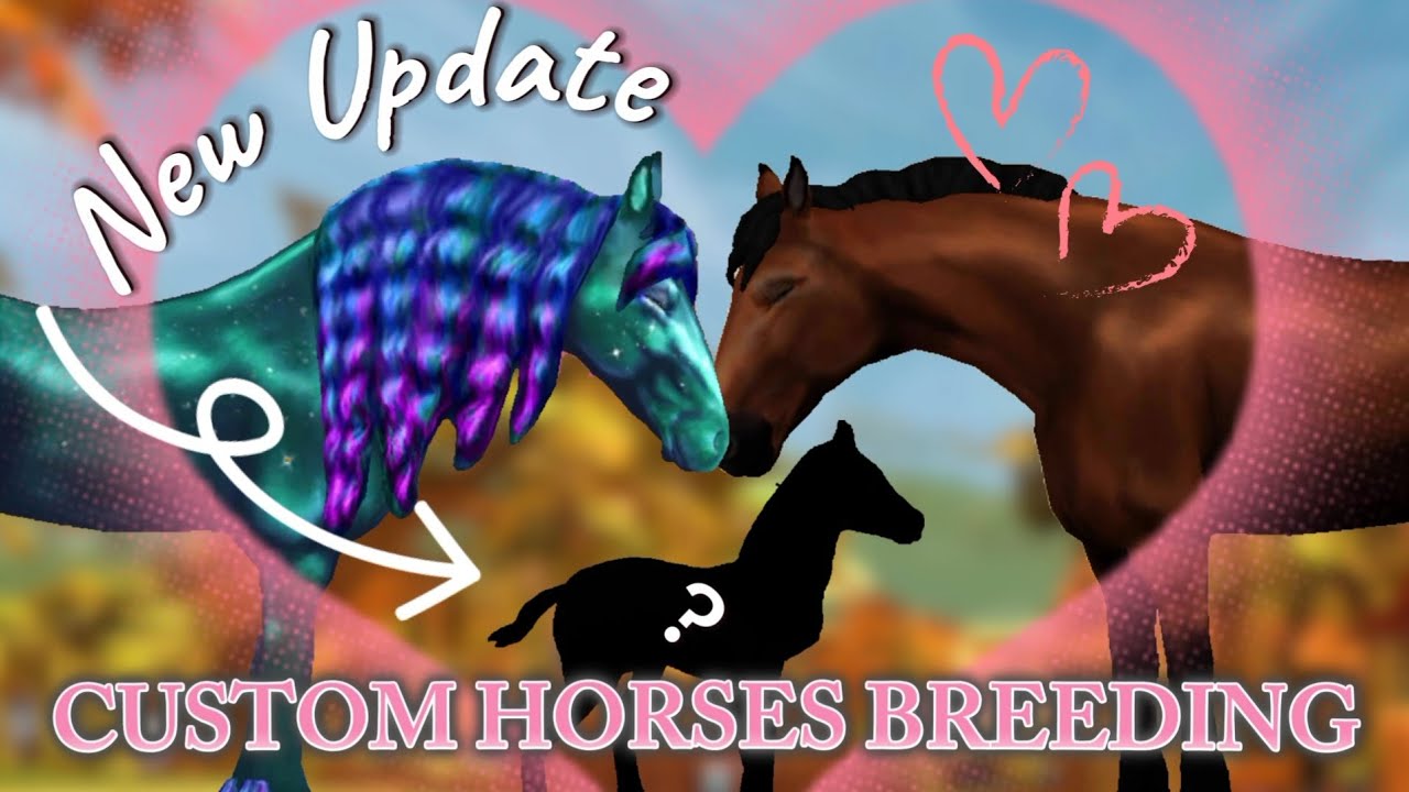 Custom Horses Breeding 💞 || NEW UPDATE || Breeding new foal || Part 1 || Horse Riding Tales