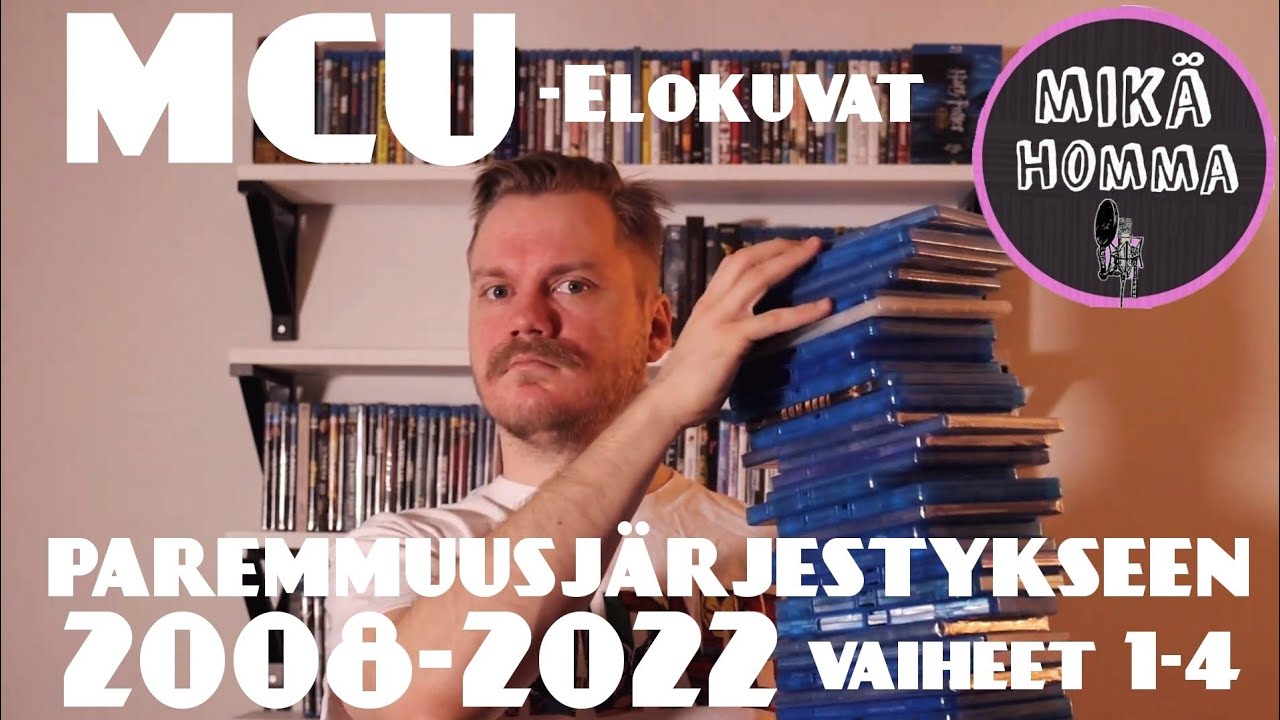 MCU-elokuvat paremmuusjärjestykseen  2008-2022 eli vaiheet 1-4