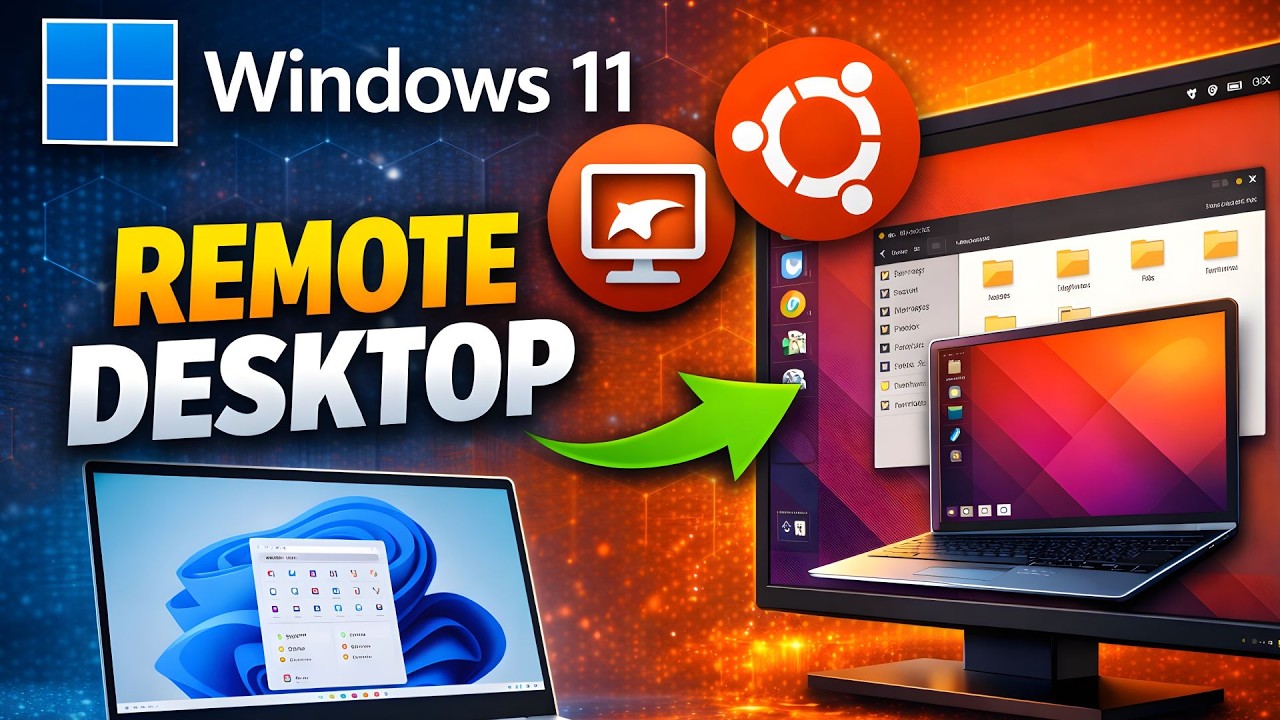 Remote Desktop Ubuntu Linux From Windows 11 (RDP)