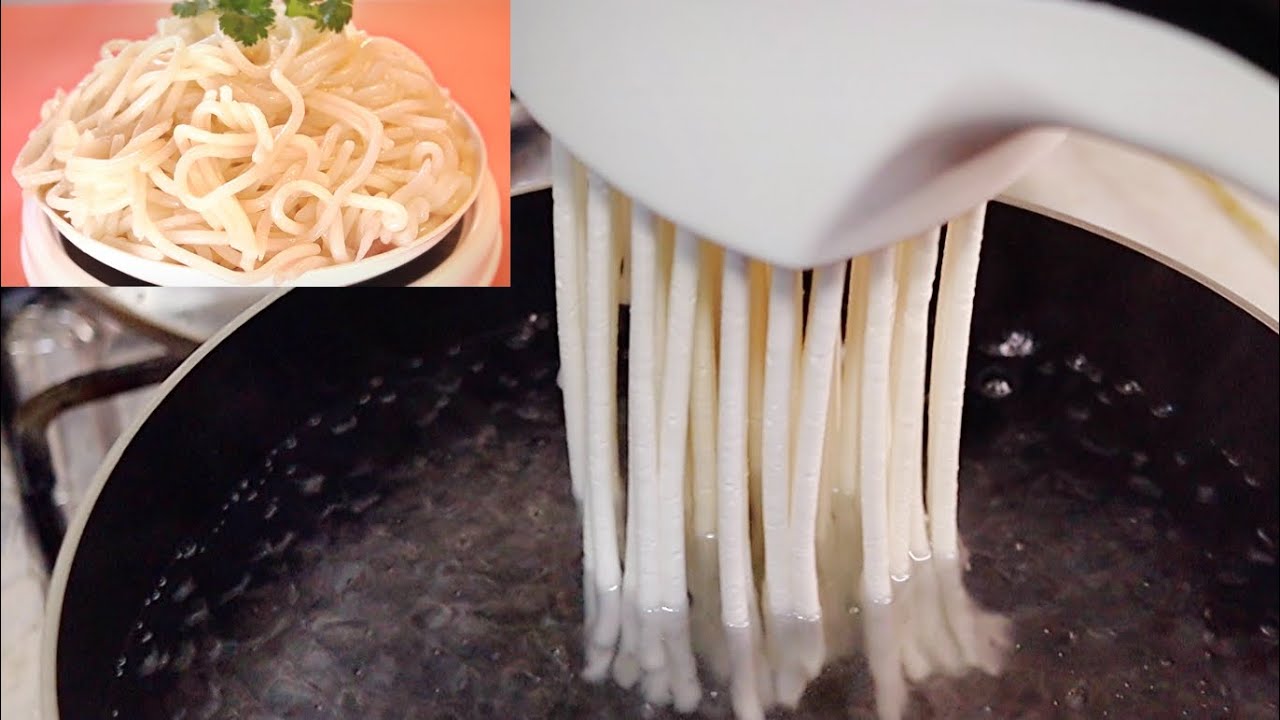 Homemade Vietnamese Fresh Thick Rice Noodle (Bánh Canh tươi)