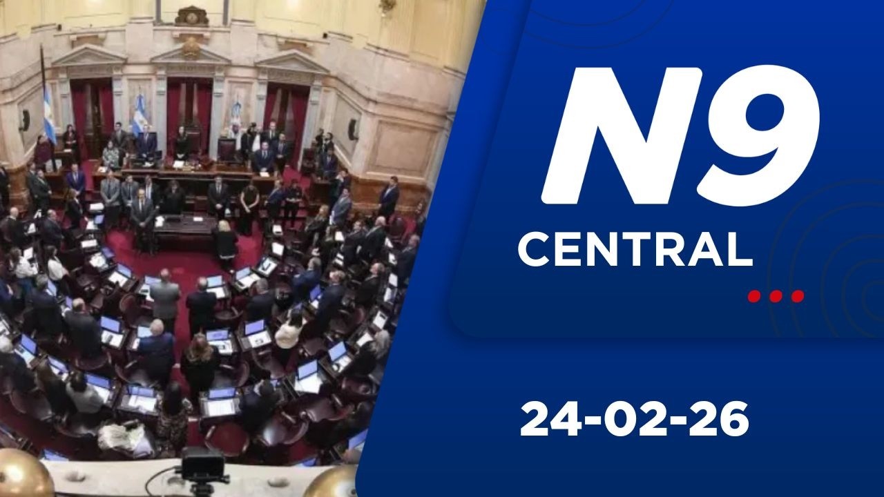 NOTICIERO 9 CENTRAL- 24.02.26