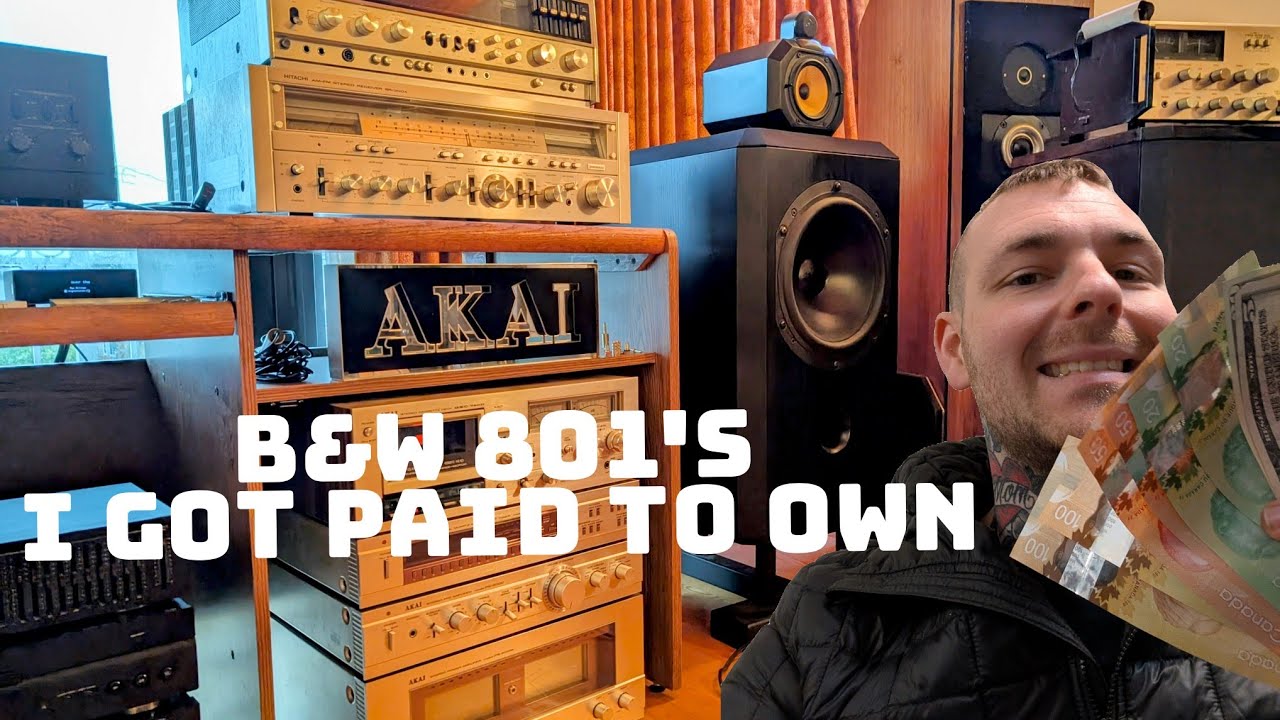 Bowers and Wilkens 801 S3 Speakers I got paid to own