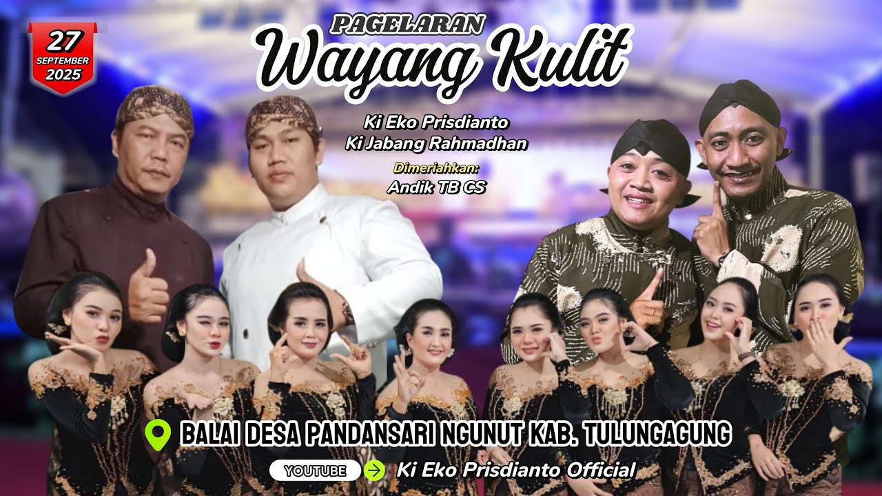 🔴 WAYANG KULIT KI EKO KONDHO PRISDIANTO |  ANDIK TB CS |  DS. PANDANSARI NGUNUT KAB. TULUNGAGUNG