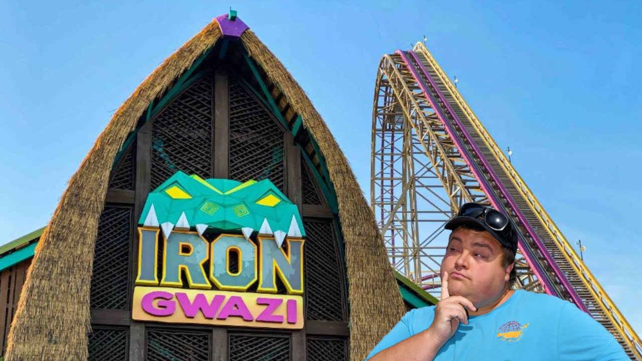 Fat Testing Iron Gwazi at Busch Gardens Tampa for Plus Size Riders